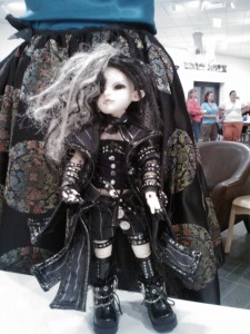Sabrina's Male Doll Wearing Her Designs